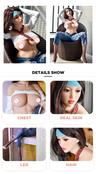2020 new hot silicone sex doll real human doll lifelike TPE Big Ass Toy Adult Male Masturbation Sex Doll for men by Automatic Woman